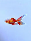 Goldfish weatherproof vinyl sticker