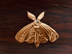 Moth Handmade Embossed Pressed Copper or Tin Wall Decoration