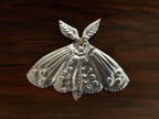 Moth Handmade Embossed Pressed Copper or Tin Wall Decoration