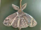 Moth Handmade Embossed Pressed Copper or Tin Wall Decoration