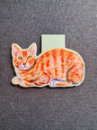 Illustrated Cats Magnetic Bookmarks - set of 3 handmade bookmarks