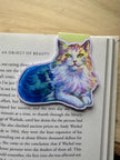 Illustrated Cats Magnetic Bookmarks - set of 3 handmade bookmarks