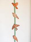 Birds Metal Foil Garland Embossing Kit - DIY embossed metal craft kit - makes tin garland, ornaments, and decorations - crafting party kit