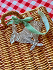 Rabbits DIY Tin Embossing Kit - DIY embossed metal foil craft kit - makes tin garland, ornaments & decorations - Easter crafting party kit
