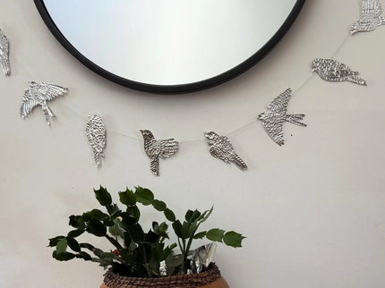 Tin Year Anniversary Gift - DIY Tin Embossing Craft Kit - makes tin garland, ornaments, and decorations