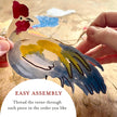 Chicken garland - illustrated paper garland - pet hens and a rooster art banner - chicken gifts - chicken party decor