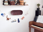 Cats illustrated paper garland